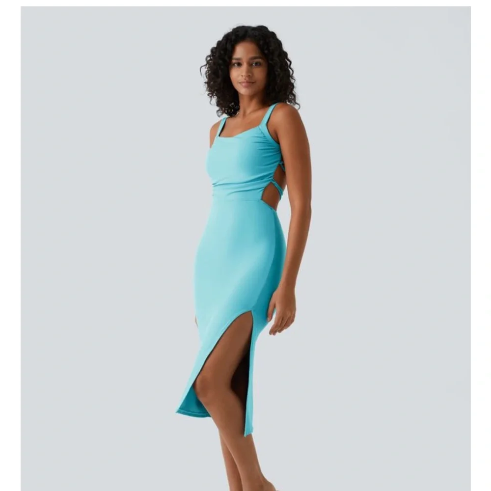 HALARA Blue Midi Dress - Picture 3 of 3